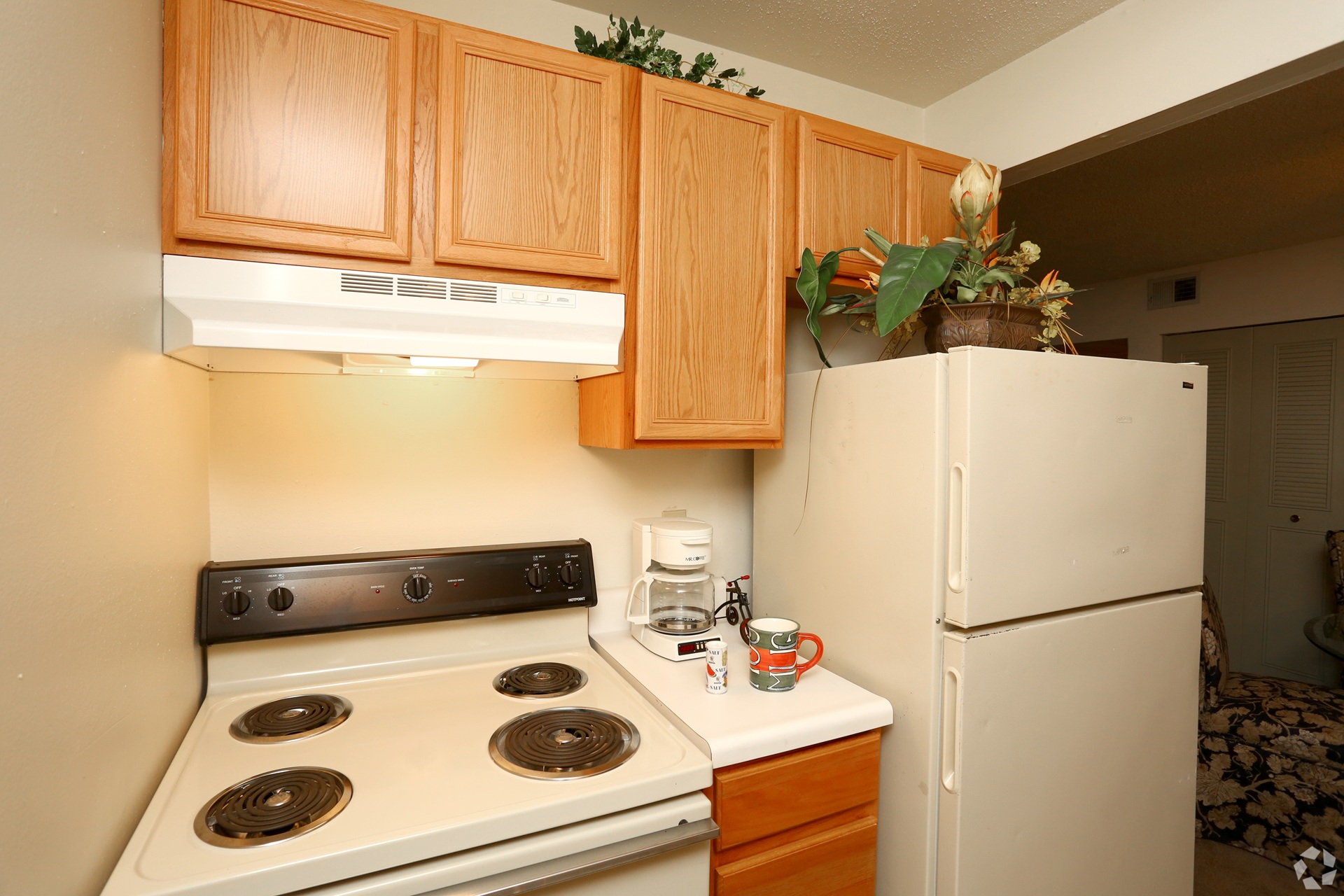 Woodlands Apartments kitchen in Saint Louis, MO